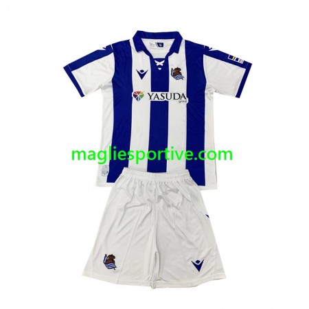 Completo Calcio Real Sociedad Bambino Divisa Prima 2024-2025